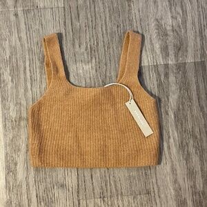 Everlane Wool and Yak hair Crop Top NWT
